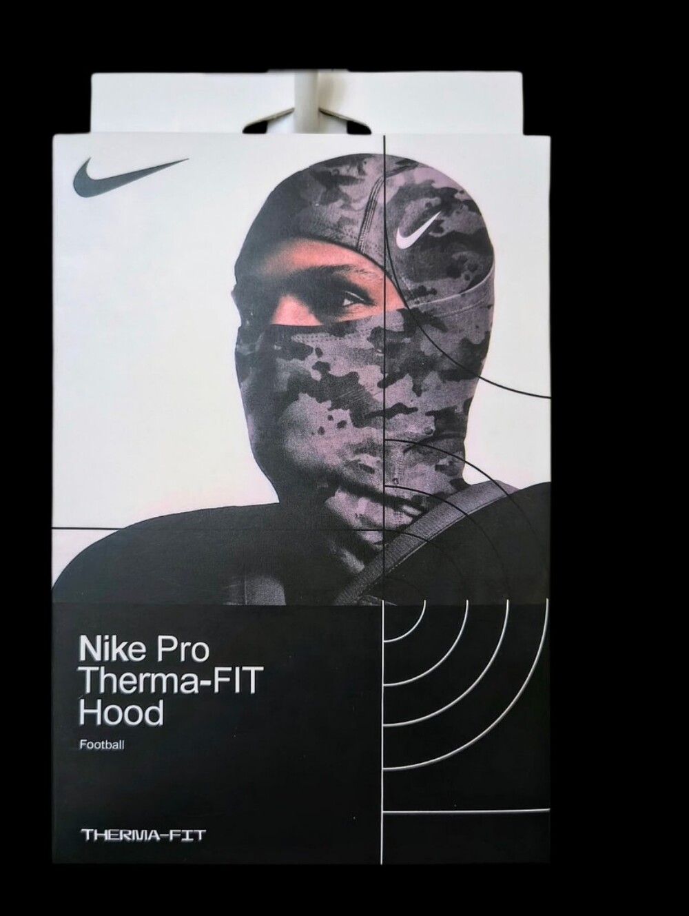 Nike Pro Therma-FIT Hood - Black & Gray Camo